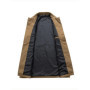 2025 New Men's Balmacaan Coat, Long Trench Coat with Rivet Decor, Trendy Spring Autumn Overcoat, Loose Fit Streetwear