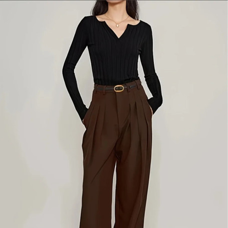 Women Genuine Leather Belt Slim Cowhide Waistband with Gold Buckle Elegant Dress Jeans Belts Ladies Fashion Casual Adjustable
