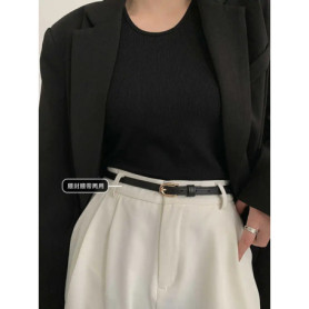 1pcs Belt Women's 2024 New Model Luxurious Decorative Dress with Suit Jacket Fashionable Wide Waist Belt Black Suitable for Dail
