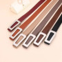 Luxury Belt Versatile Genuine Leather Women's Belt Premium Business Fashion Simple Suit Jeans Match