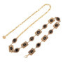Unique Colorful Women Waist Chain Silver Metal Rhinestone Belly Belts Gold Ethnic Style Y2K Waistband Women