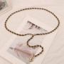 Fashion Chain Belt Female Waist Metal Belts For Women Luxury Tassel Thin Waistband Dress Coat Adjustable Corset