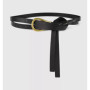 U Horseshoe Buckle Belt Women Two Bands Adjuatable Diyable Waist Decoration Small Golden Buckle