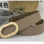 Women Belt Luxury Designer Needle Hole Adjustable Belt Buckle Fashion Leather Jeans Waistband Girl High Quality Female Belts New