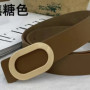 Women Belt Luxury Designer Needle Hole Adjustable Belt Buckle Fashion Leather Jeans Waistband Girl High Quality Female Belts New
