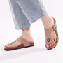 Shevalues Summer Cork Slippers For Men Soft Sole Home Slides With Arch Support Flat Flip Flops Mens Cozy Casual Bedroom Sandals