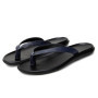 Summer Mens Luxury Genuine Leather Flip Flops Slippers For Men High Quality Flat Slippers Minimalist Size 38-44 Dropshipping