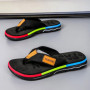 High Quality Green Men Summer Flip-Flop Non-slip Beach Slippers for Men Outdoor Flip Flops Man Fashion Slides chinelo masculino
