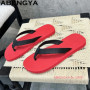 ABENGYA 2025 Summer New Hot Sale Flip Flops Flat Slippers Women 35-45 Plus Size Casual Beach Shoes Men Fashion Mules Slippers