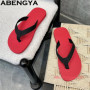 ABENGYA 2025 Summer New Hot Sale Flip Flops Flat Slippers Women 35-45 Plus Size Casual Beach Shoes Men Fashion Mules Slippers