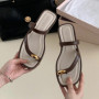 Mo Dou Summer Flip Flops for Women Fashion Outdoor Beach Slides for Girls Non Slip Women Slippers
