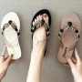 Designer Slippers New Leopard Pattern with Chain Flip Flops Women Outside Flat Bottomed Beach Slippers Womens Shoes Chanclas