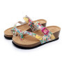 8 Style New Women's Slippers High Quality Summer Women Beach Cork Wedge Slippers Sandals 35-42
