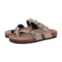 Asgard Women's Cork Footbed Sandals Summer Open-toed Breathable Slides With Adjustable Buckle Lady Non-slip Casual Beach Slipper
