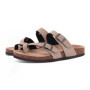 Asgard Women's Cork Footbed Sandals Summer Open-toed Breathable Slides With Adjustable Buckle Lady Non-slip Casual Beach Slipper