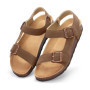 Asgard Suede Clogs New Cork Sole Slipper For Women Outdoor Non-slip Flat Mules Potato Shoes Summer Lady Leisure Beach Sandals