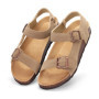 Asgard Suede Clogs New Cork Sole Slipper For Women Outdoor Non-slip Flat Mules Potato Shoes Summer Lady Leisure Beach Sandals