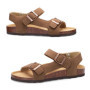 Asgard Suede Clogs New Cork Sole Slipper For Women Outdoor Non-slip Flat Mules Potato Shoes Summer Lady Leisure Beach Sandals