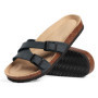 Asgard Summer Women's Sandals Outdoor Slip On Slides Cork Insole Sandals With Adjustable Double Buckle Lady Casual Beach Slipper