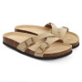 Asgard Summer Women's Sandals Outdoor Slip On Slides Cork Insole Sandals With Adjustable Double Buckle Lady Casual Beach Slipper