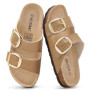 Evshine Women's Cork Sandals Comfort Arch Support Clogs Slides Outdoor Beach Shoes Summer Lady Clogs Slippers Adjustable Buckle