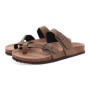Evshine Men Cork Slippers Summer Cork Footbed Clogs Sandals Women Outdoor Suede Beach Slides With Arch Support Men Clogs Sandals