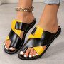 2025 Summer Women's Sandals Roman Sexy Open Toe Shoes Comfortable Womens Flat Shoesoutdoor Beach Slip on New Sandalias Femininas