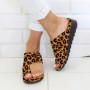 Women Sandal Wedge Heels Flip Flops Summer Elegant Shoes House Home Platform Soft Bottom Slipper Plu Size Beach Slide PU leather
