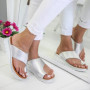 Women Sandal Wedge Heels Flip Flops Summer Elegant Shoes House Home Platform Soft Bottom Slipper Plu Size Beach Slide PU leather