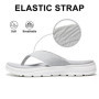 Evshine Women's Summer Flip Flops Arch Support Orthopedic Tong Sandals With Soft Cushion Comfy Beach Slippers Unisex Flip Flops
