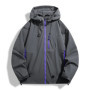 JNLN Unisex Waterproof Windbreaker Outdoor Sport Windproof Single-Layer Jacket Men Women Hiking Climbing Trekking Rain Coat