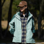 Windbreaker Hiking Jackets Women Outdoor Sports Clothes Waterproof Windproof Hiking Coat Reflective Zipper Climbing Rain