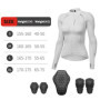 WOSAWE Women Motorcycle Riding Jacket CE Pads Autumn Winter Warm Reflective Slim Moto Coat Breathable Racing Apparel