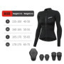 WOSAWE Women Motorcycle Riding Jacket CE Pads Autumn Winter Warm Reflective Slim Moto Coat Breathable Racing Apparel