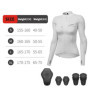 WOSAWE Women Motorcycle Riding Jacket CE Pads Autumn Winter Warm Reflective Slim Moto Coat Breathable Racing Apparel