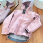 Unisex Outdoor Waterproof Windproof Jacket Embroidered Bird Lightweight Hiking Camping Coat Casual Windbreaker Men women