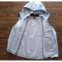 Unisex Outdoor Waterproof Windproof Jacket Embroidered Bird Lightweight Hiking Camping Coat Casual Windbreaker Men women