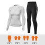 WOSAWE Women Motorcycle Jacket Pants Suit Autumn Winter Warm Breathable Moto Riding Set Full Zipper Slim Fit CE Certified Pads