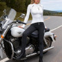 WOSAWE Women Motorcycle Jacket Pants Suit Autumn Winter Warm Breathable Moto Riding Set Full Zipper Slim Fit CE Certified Pads