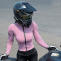WOSAWE Women Motorcycle Riding Suit CE Certified Removable Pads Jacket Pants Set Slim Fit Moto Leggings