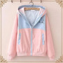 2024 New Autumn Women's Jackets Causal Hooded Windbreaker Famale Basic Coat Zipper Lightweight Short Jacket Outwear