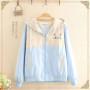 2024 New Autumn Women's Jackets Causal Hooded Windbreaker Famale Basic Coat Zipper Lightweight Short Jacket Outwear