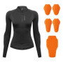 WOSAWE Women Motorcycle Jacket Body Armor CE Certified Summer Downhill Motocross Riding Clothing Protection Racing Reflective