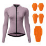 WOSAWE Women Motorcycle Jacket Body Armor CE Certified Summer Downhill Motocross Riding Clothing Protection Racing Reflective