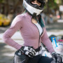 WOSAWE Women Motorcycle Jacket Body Armor CE Certified Summer Downhill Motocross Riding Clothing Protection Racing Reflective