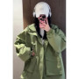 Windbreakers Jacket Women Vintage Outdoor Oversized Techwear Jackets Casual Streetwear Korean Fashion Hooded Outwear