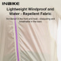 INBIKE Ultra-Light Portable Cycling Windbreaker for Women Windproof Water-Resistant Jacket for Road Biking Clothing with Pockets