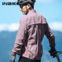 INBIKE Men's Long Sleeved Windbreaker MTB Cycling Clothing Windproof Bicycle Top Rain Jackets with Pockets Bike Biking Clothes