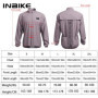 INBIKE Men's Long Sleeved Windbreaker MTB Cycling Clothing Windproof Bicycle Top Rain Jackets with Pockets Bike Biking Clothes