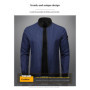 New Men's Casual Jacket Spring Autumn Thin Coat Lightweight Plain Color Zipper Outerwear Windbreaker Streetwear Fashion
